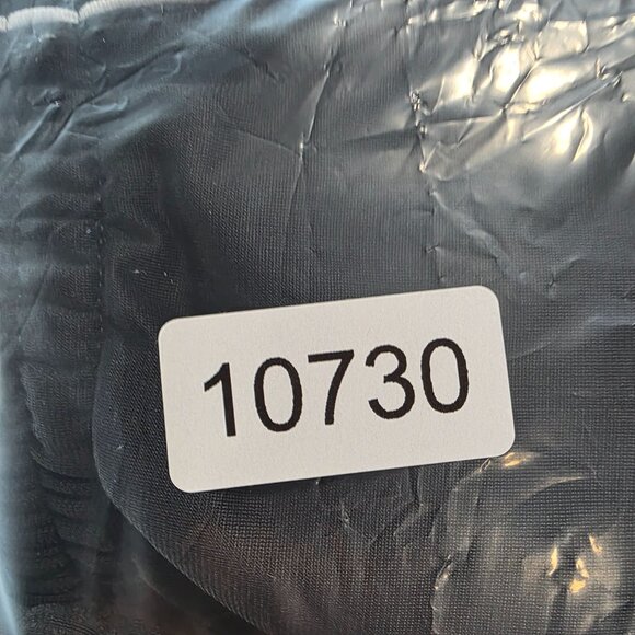 Mens XPBX Pro Black Athletic Track Pants Polyester Side Stripes Elastic Waist L - Picture 9 of 9